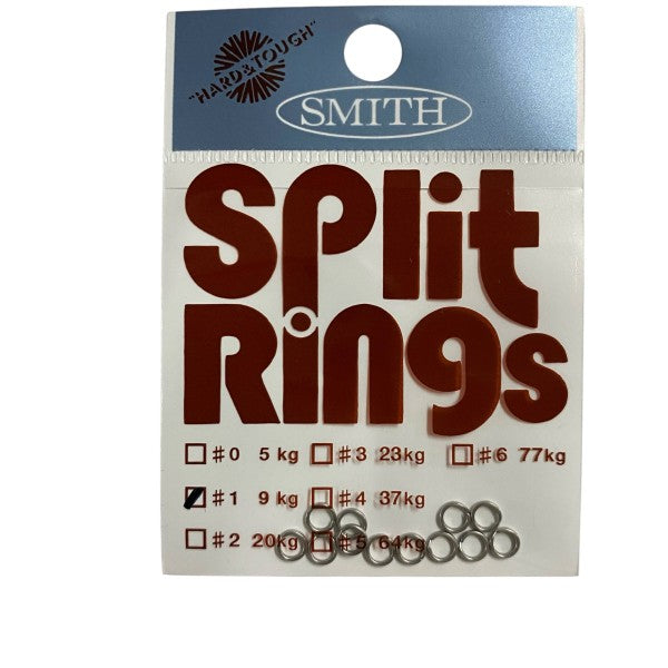 SMITH SPLIT RING STAINLESS #1 (12 pcs/pack) fishing terminal tackle