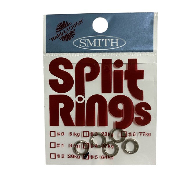 SMITH SPLIT RING STAINLESS #5 (5 pcs/pack) fishing terminal tackle