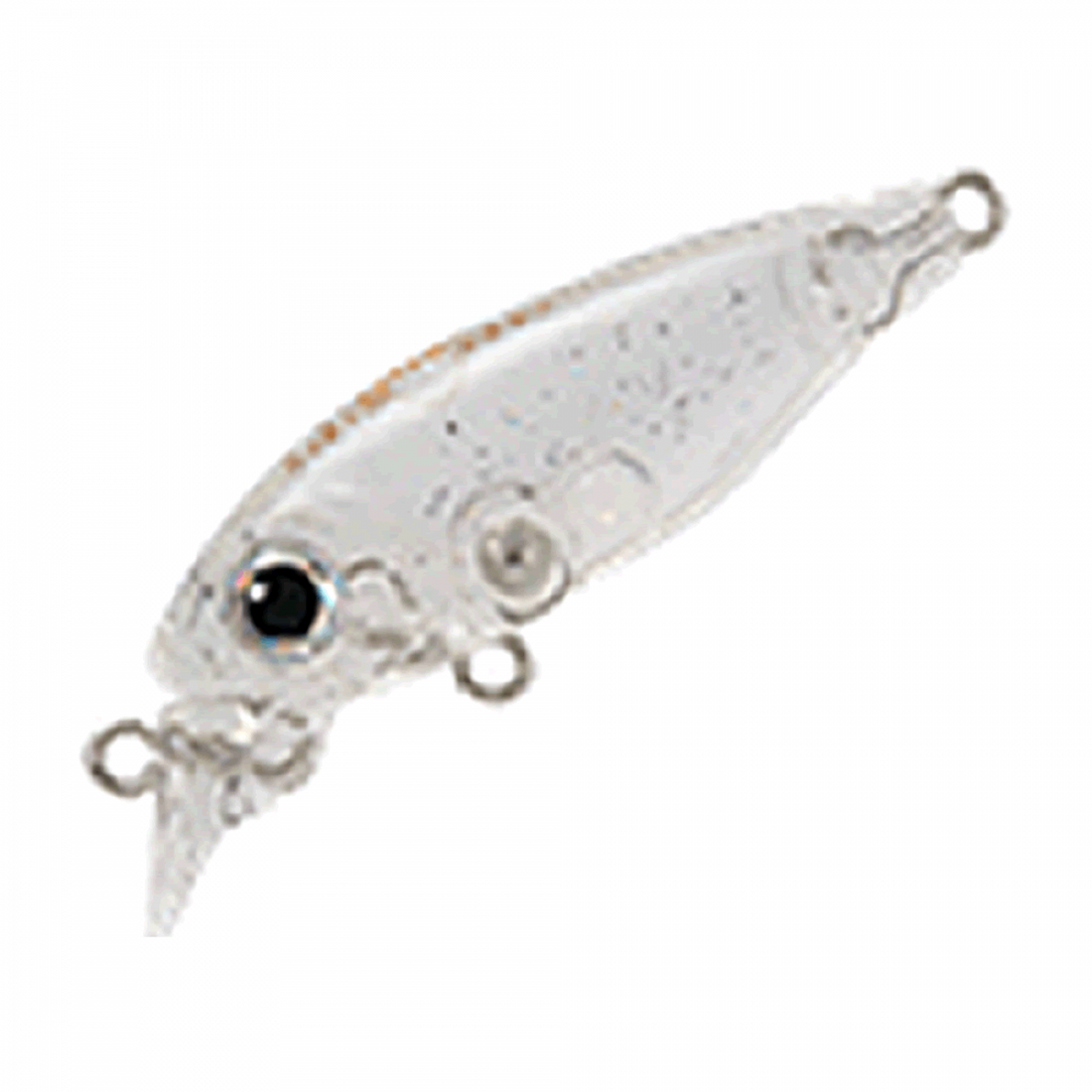SMITH GUNSHIP 36F 36mm 2.3g FLOATING #04 CLEAR GLITTER saltwater fishing lure