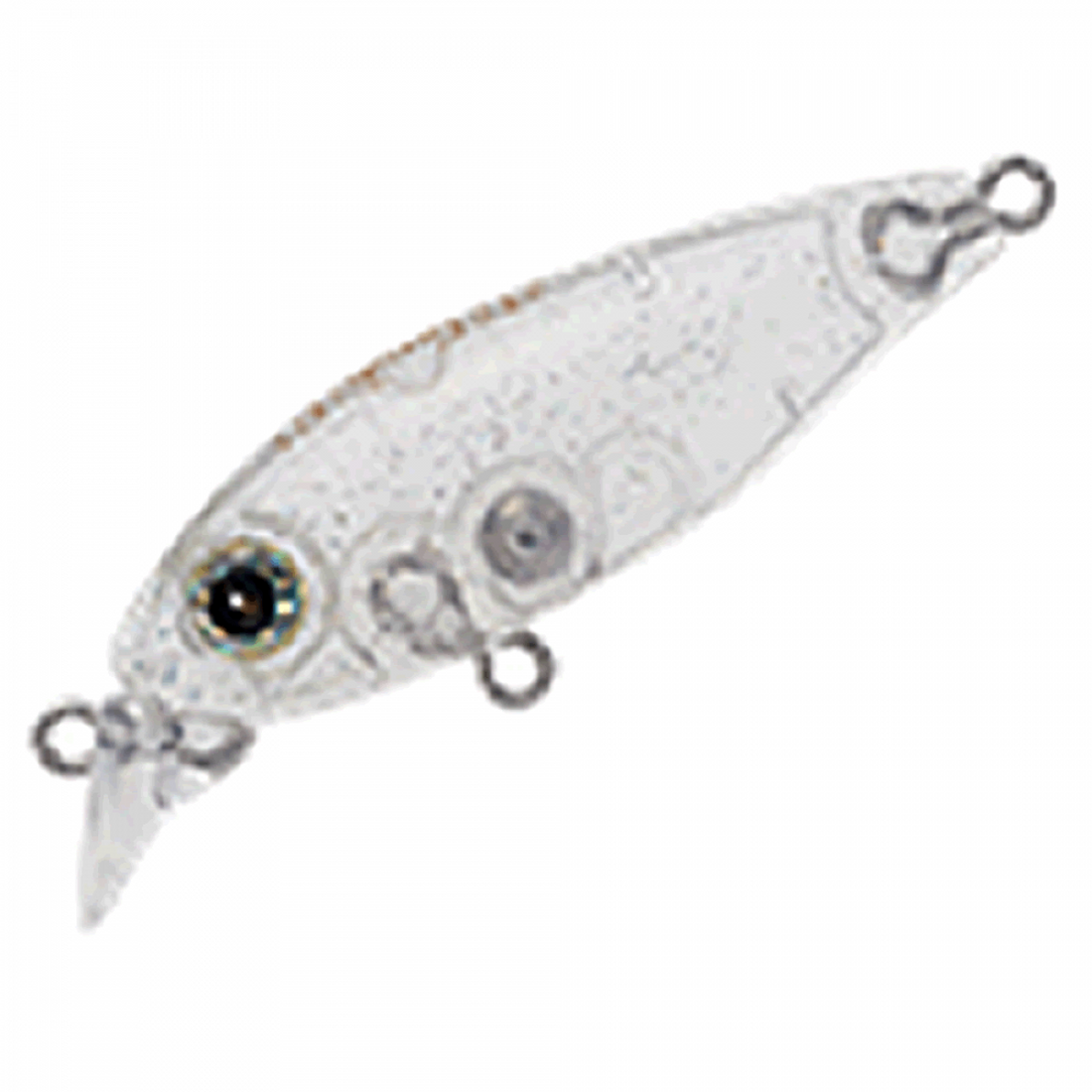SMITH GUNSHIP 45SS 45mm 4.3g SLOW SINKING #04 CLEAR GLITTER saltwater fishing lure
