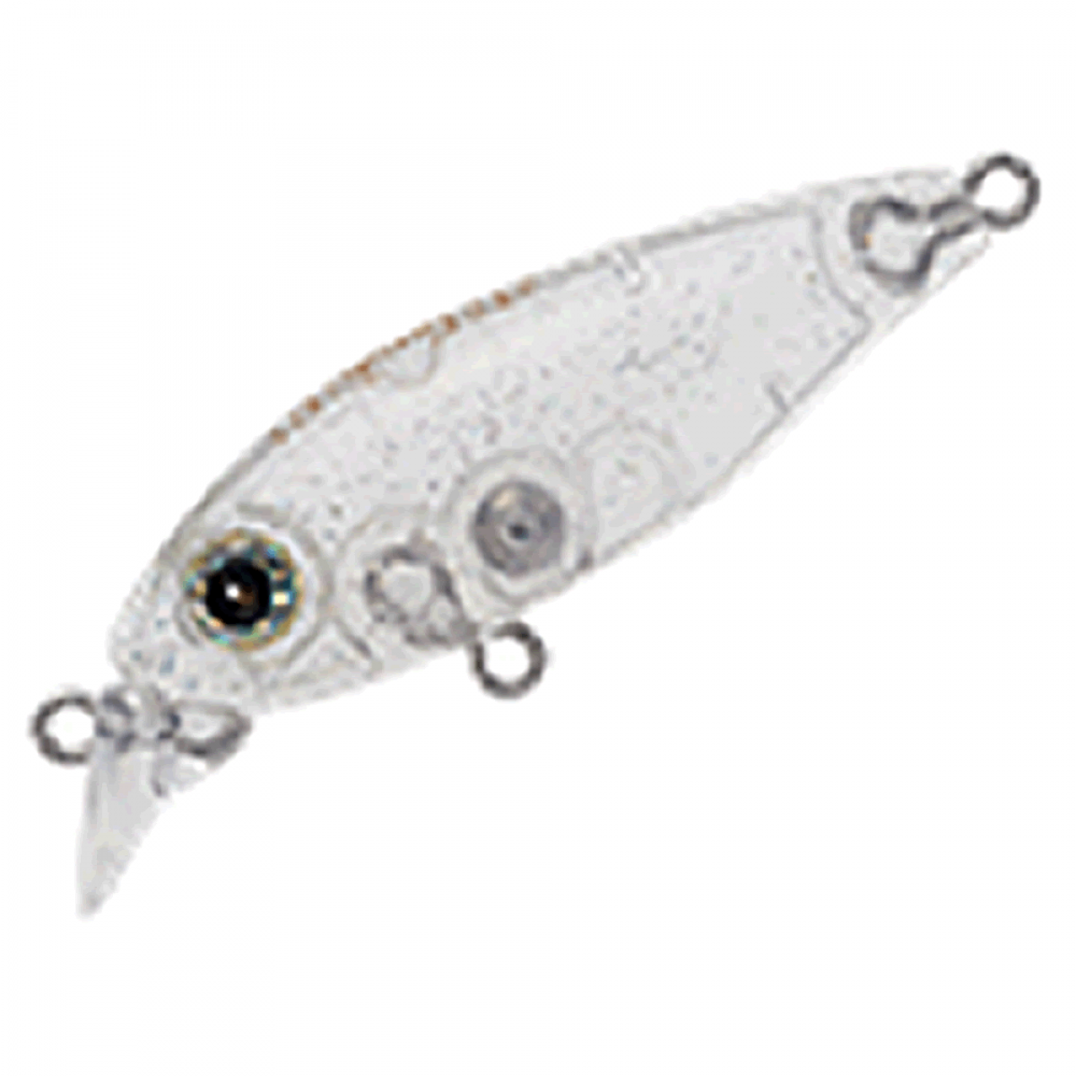 SMITH GUNSHIP 45SS 45mm 4.3g SLOW SINKING #04 CLEAR GLITTER