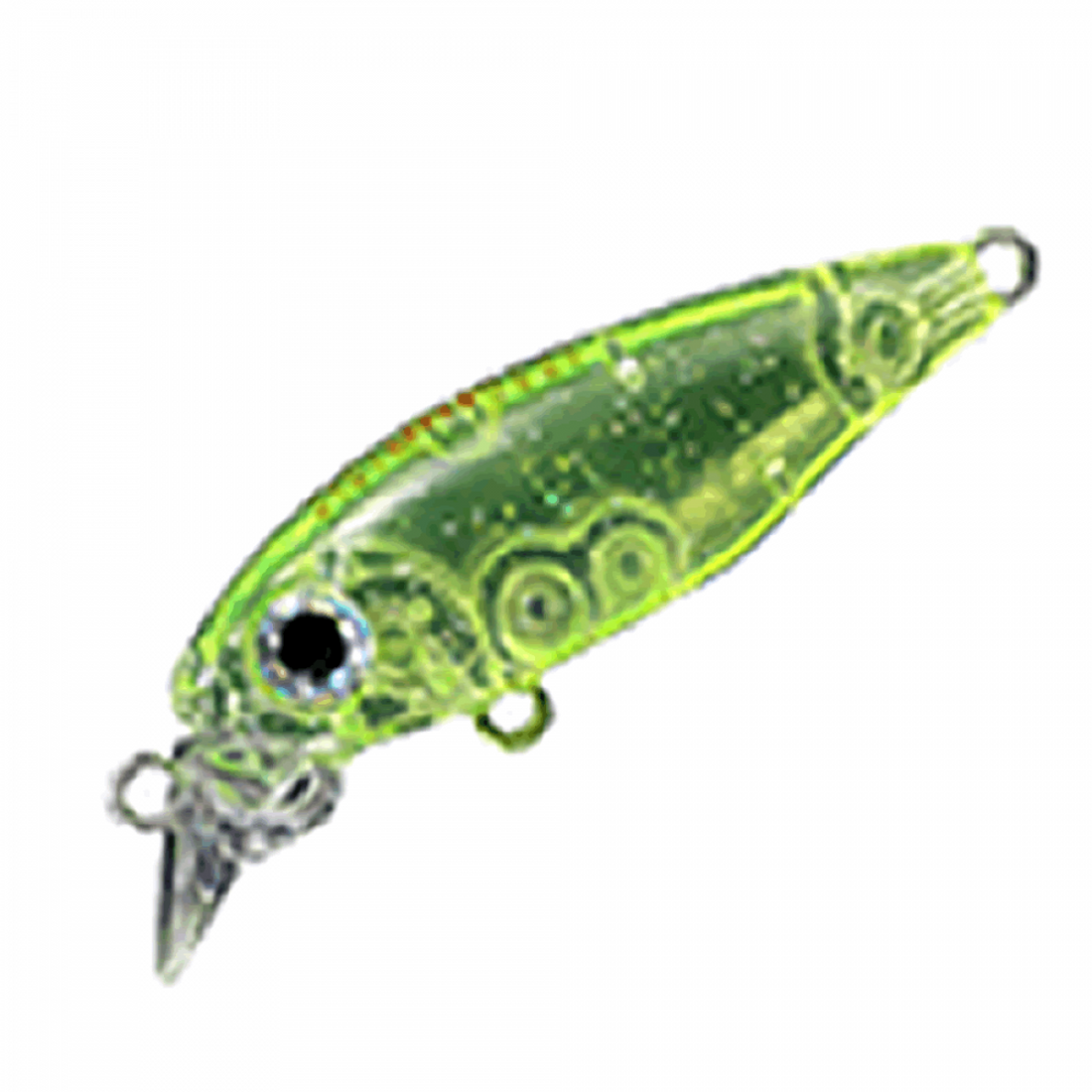 SMITH GUNSHIP 36SS 36mm, 2.5g FLOATING #26 CHART GLITTER saltwater fishing lure