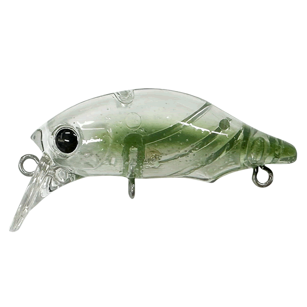 SMITH PUPPET MORE 37mm : 2.0g High Floating 09 SIDE GREEN freshwater fishing lure