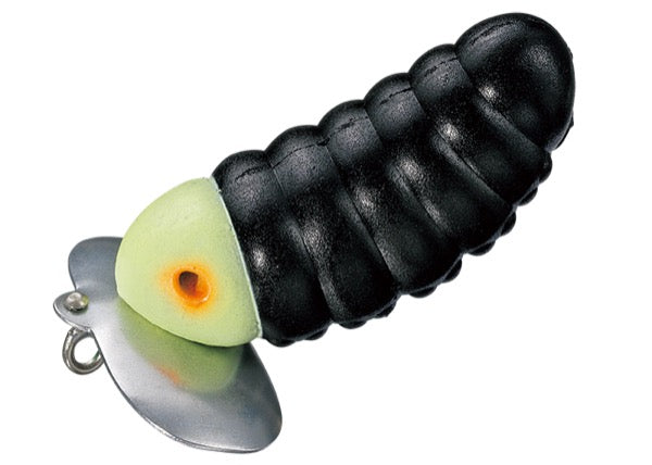 SMITH CATERPIE SOFT 60 60mm, 14.5g Floating #02 BLACK IMOMUSHI freshwater fishing lure