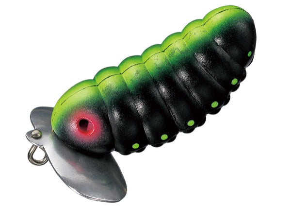 SMITH CATERPIE SOFT 60 60mm, 14.5g Floating #11 CHART BLACK freshwater fishing lure