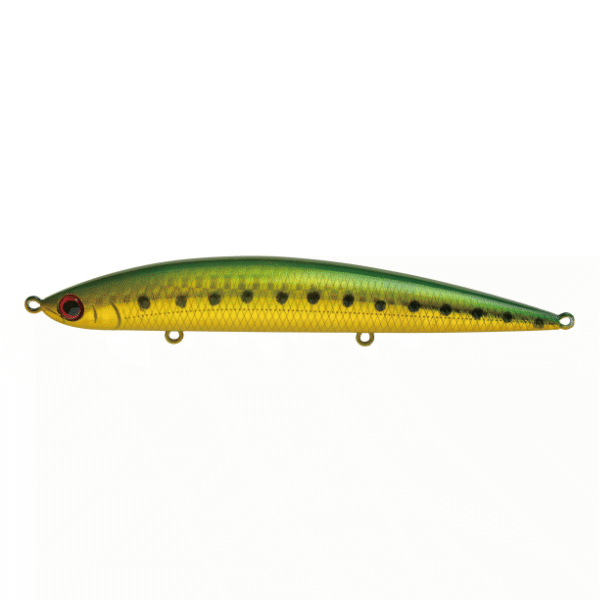 Jackson ATHLETE 12SSP 120mm : 33g Sinking GGR GOLD GREEN saltwater fishing lure