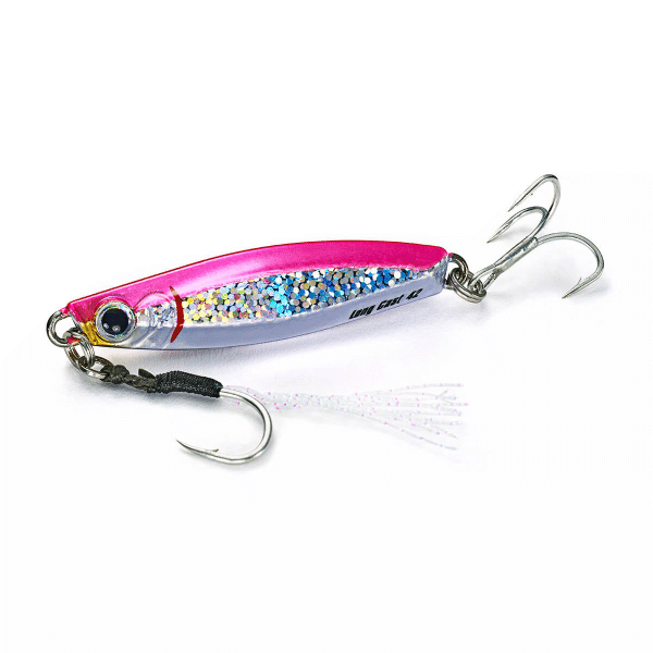 Jackson METAL EFFECT LONG CAST 22g 45.5mm : 22g Hook F#11 R#10 BLP BUBBLY PINK