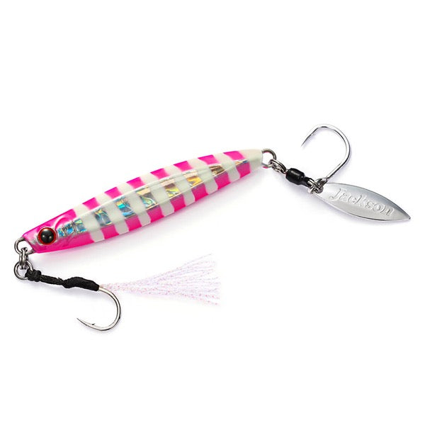 Jackson Metal Effect Blade 50g 75mm : 50g PGP PLATINUM GAL PINK