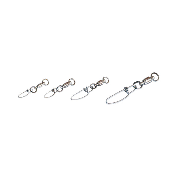 Jackson BALL BEARING CROSS LOCK SWIVEL #3 (10 pcs/pack) fishing terminal tackle — photo 2