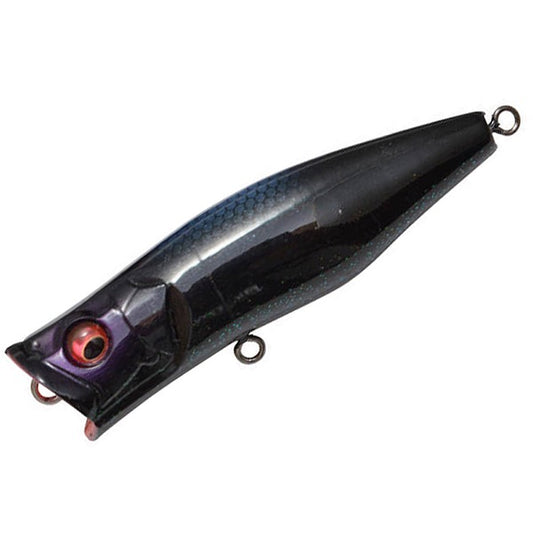Megabass POPPING DUCK F Length: 60mm / Weight: 6.5g Floating GLX Dark Shadow
