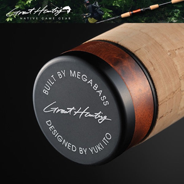 Megabass GREATHUNTING RIVER & LAKE EDITION GH77-2MLS Spinning fishing rod — photo 3