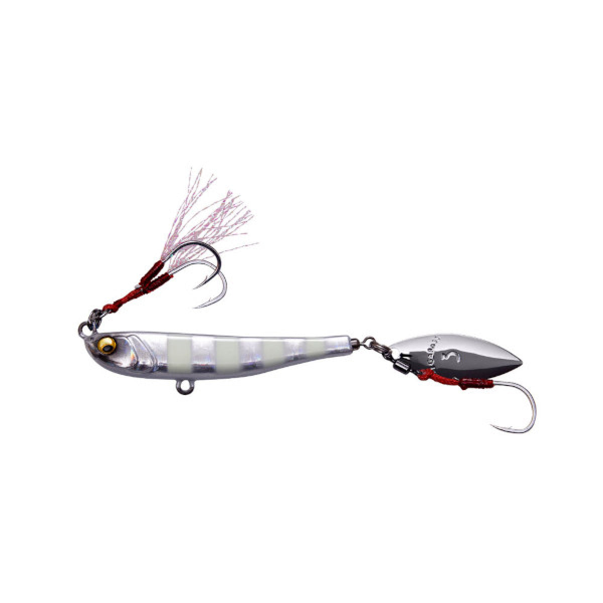 Megabass MAKIPPA 20g GLOW ZEBRA