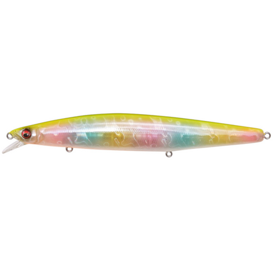 Megabass MARINE GANG Cookai 140F 140mm : 25g Floating SHELL SKIN CHART BACK RAINBOW