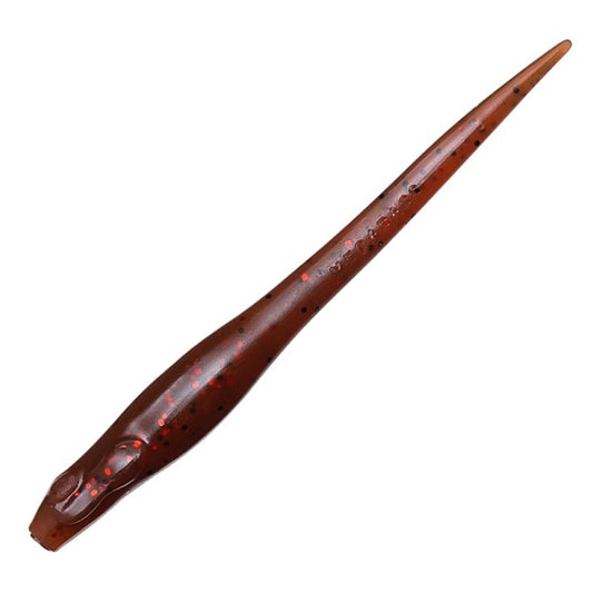 Megabass HAZEDONG 3" Length: 3" (76mm) (10 pcs/pack) Ebimiso Red Flake