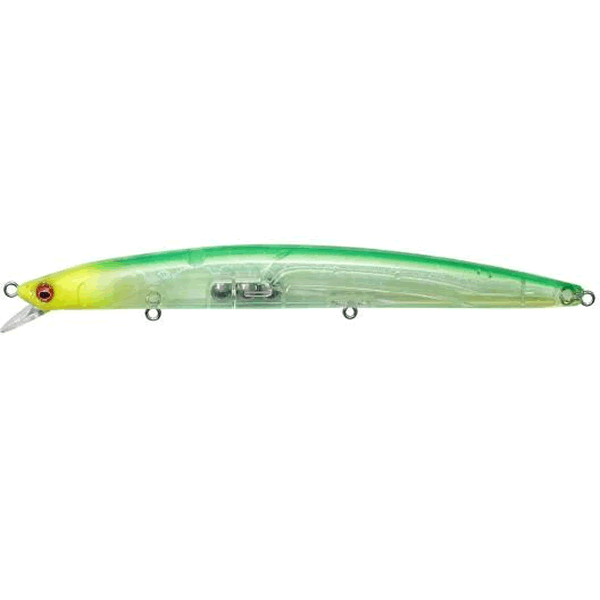 Megabass Cookai SLIM 140F 144mm : 20g SLOW FLOATING GP SPARKLING CHART HEAD saltwater fishing lure