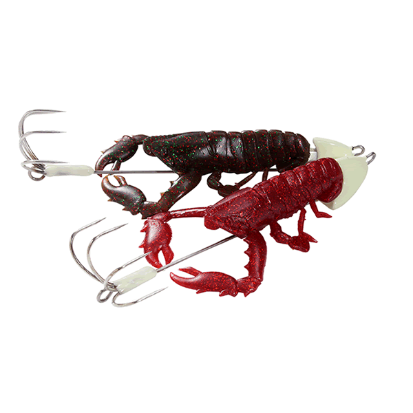 Megabass TACO-LE Soft 28g 60mm (Worm) : 28g (Sinker) RED RED FLAKE / IWAGANI
