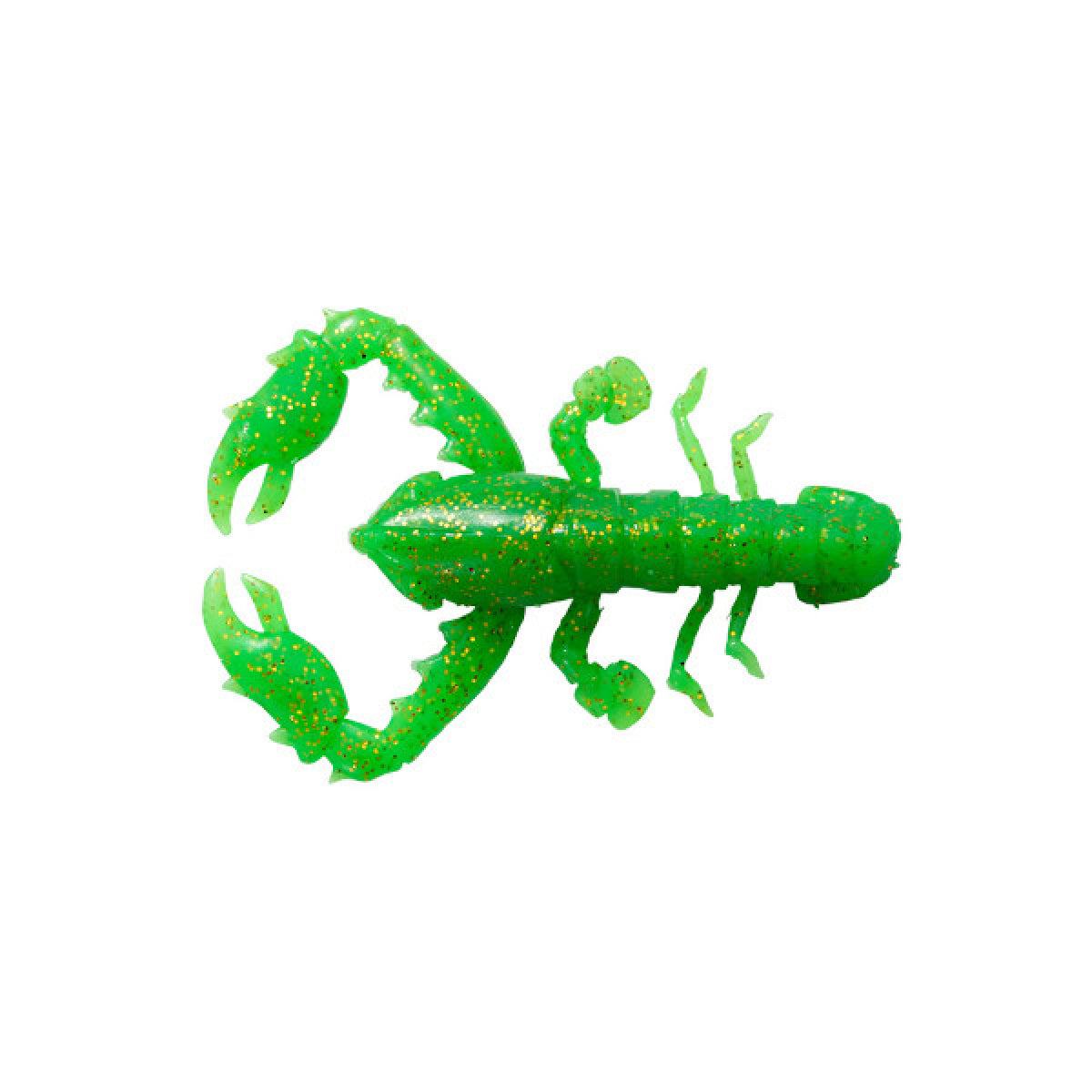 Megabass TACO-LE Soft Bait 60mm (3 pcs/pack) SOLID GREEN