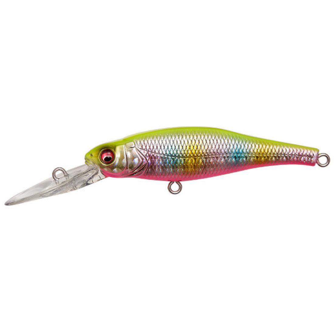 Megabass LIVE-X MARGAY SW 68mm : 7g Sinking GG CHART BACK RAINBOW saltwater fishing lure