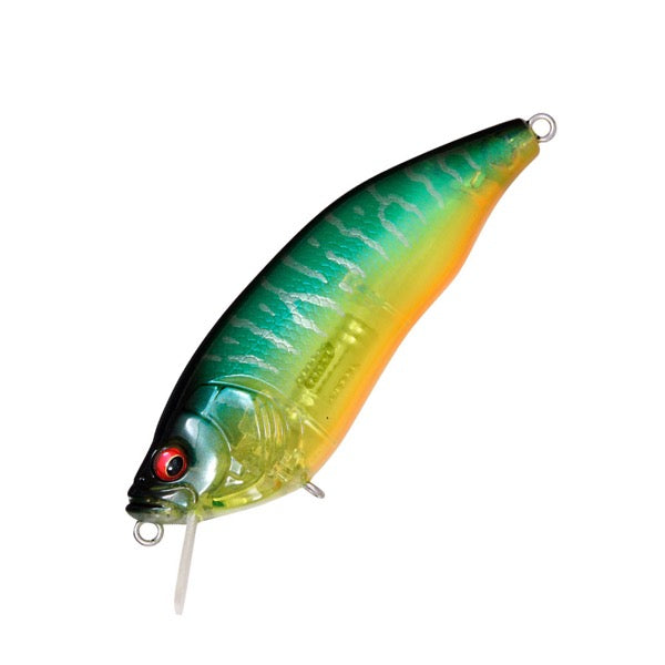 Megabass IXI FURIOUS 0.5 Length: 64mm / Weight: 1/4oz (approx. 7g) Floating Clear Hot Tiger