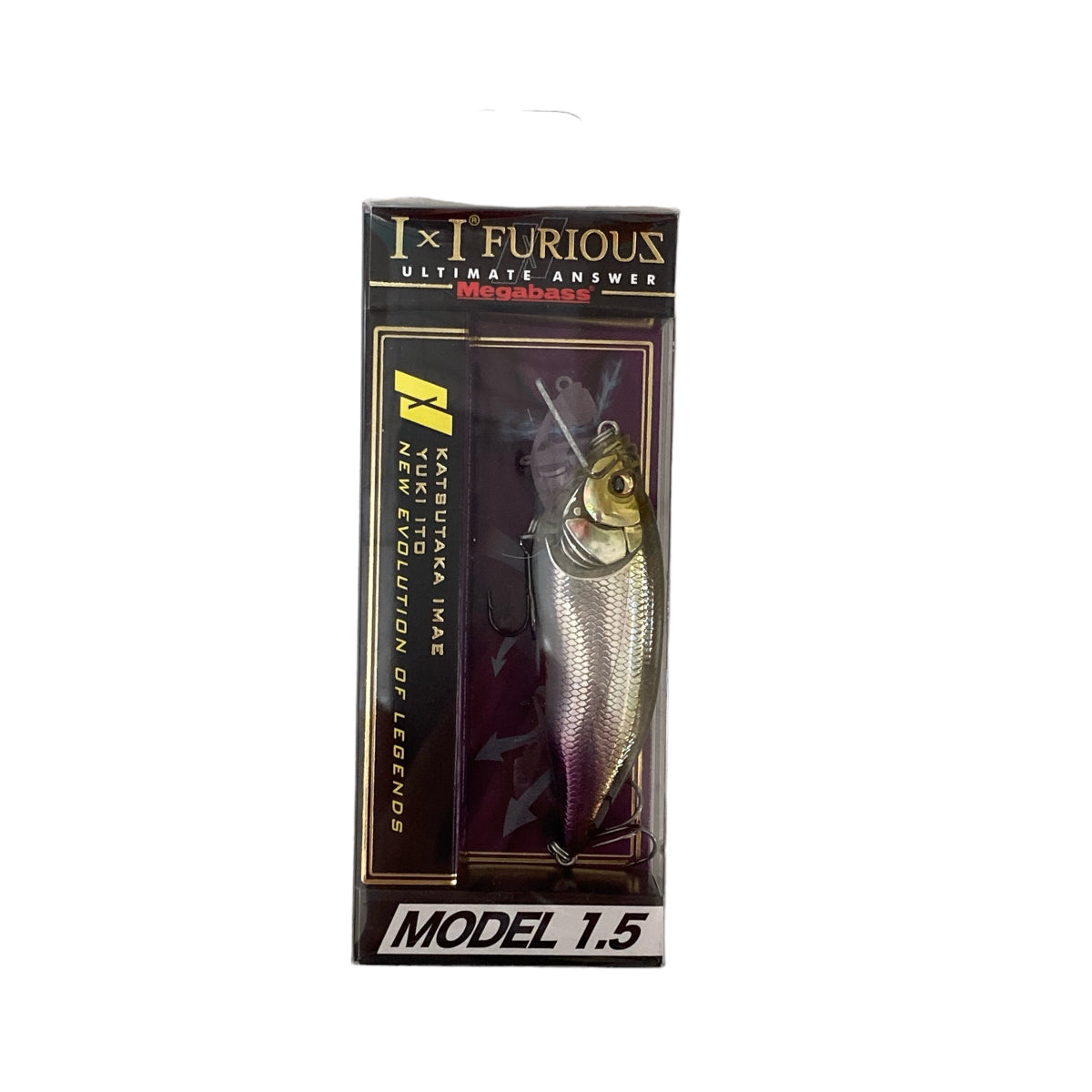 Megabass IxI FURIOUS 1.5 64mm : 1/4oz Floating GG WAKASAGI
