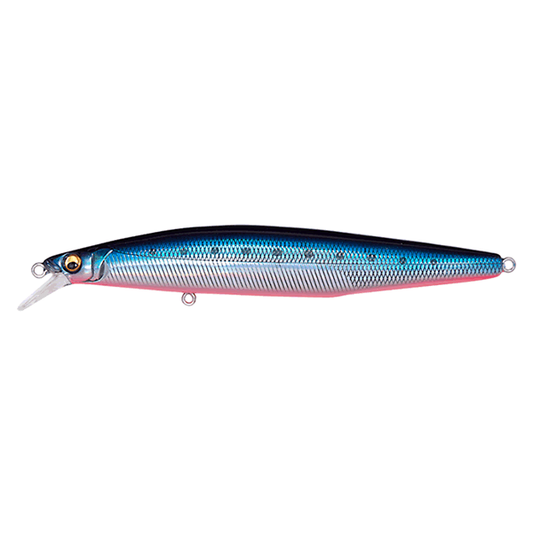 Megabass MARINE GANG Cookai 120F 120mm : 19g Floating LZ BLUE PINK IWASHI