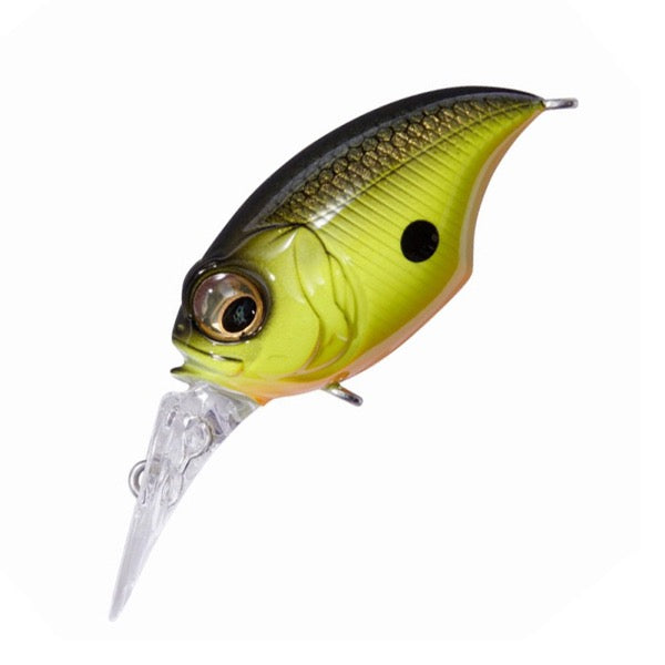 Megabass MR-X GRIFFON Length: 43mm / Weight: 1/4oz (approx. 7.1g) Floating B.B.C (Black Back Chart)