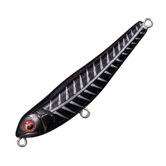 Megabass DOG-X Jr. SW Length: 71mm / Weight: 6.5g Floating Black Bone