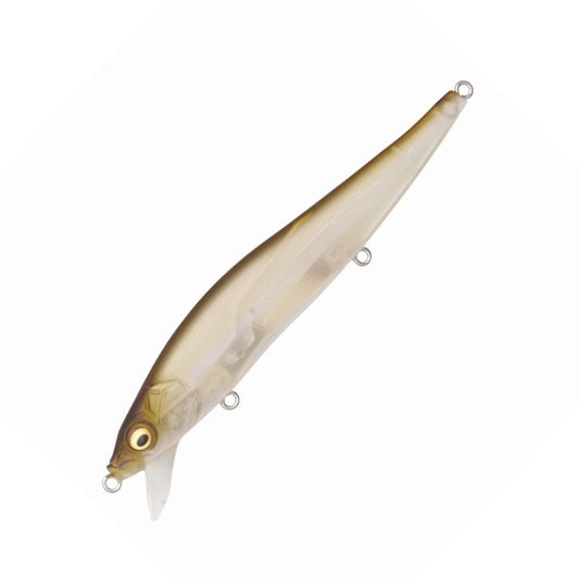 Megabass VISION ONETEN 110SR Length: 110.5mm / Weight: 1/2oz (approx. 14.2g) Slow Floating Matte Shad
