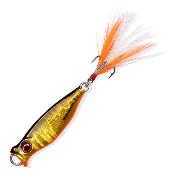 Megabass METAL-X 14g Length: 50mm / Weight: 14g Sinking G Megabass Kin Kuro