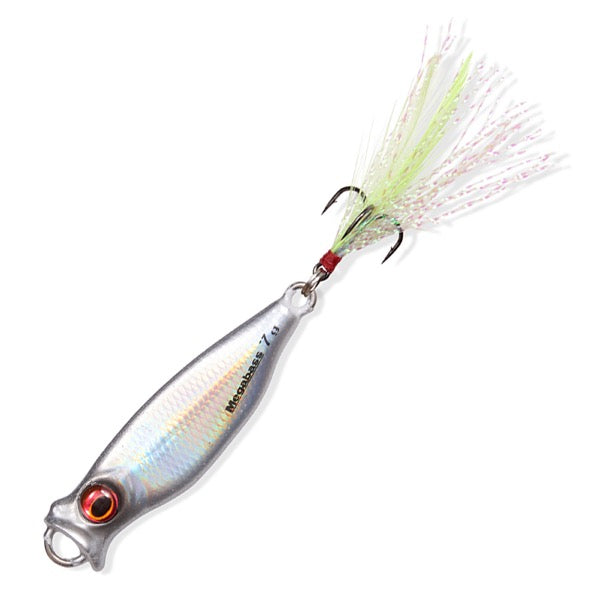 Megabass METAL-X 21g Length: 60mm / Weight: 21g Sinking LZ Silver Shad