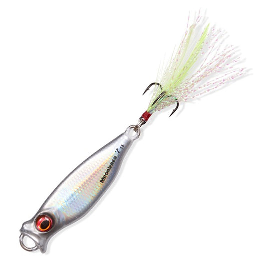 Megabass METAL-X 21g Length: 60mm / Weight: 21g Sinking LZ Silver Shad