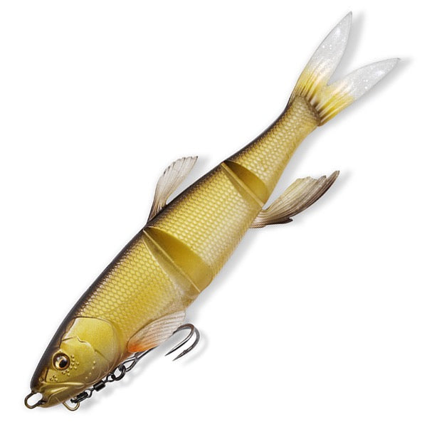 Megabass MAGDRAFT HASU RAVER Length: 7" (178mm) / Weight: 1.1/2oz (approx. 42.5g) Sinking All Round Shiner