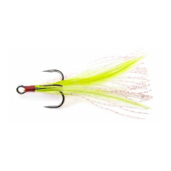Megabass TEASER HOOK #4 (2 pcs/pack) CHARTREUSE
