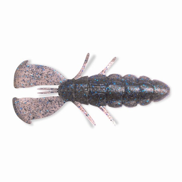 Megabass SLAPHOG 3.5" (5 pcs/pack) SMOKE BLACK/BLUE FLAKE
