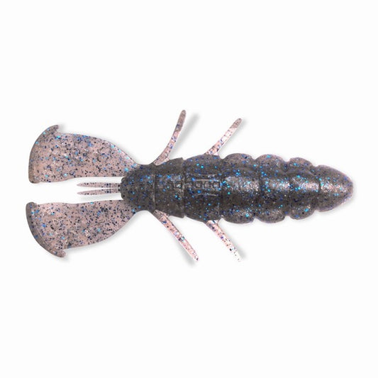 Megabass SLAPHOG 3.5" (5 pcs/pack) SMOKE BLACK/BLUE FLAKE