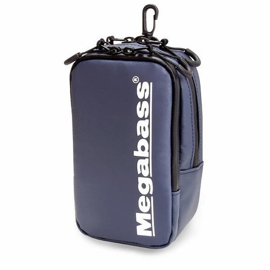 Megabass MOBILE POUCH II W105mm x H180mm x D65mm NAVY/WHITE
