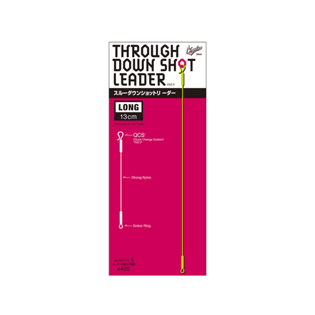 VARIVAS THROUGH DOWN SHOT LEADER SHORT (6cm) fishing terminal tackle
