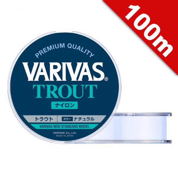 VARIVAS VARIVAS TROUT NYLON #0.8 (3 lb) - 100m NYLON NATURAL fishing line