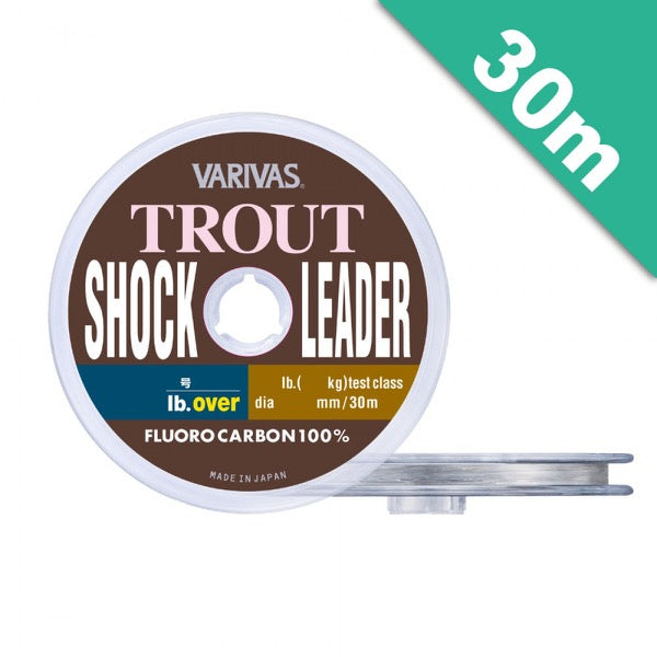 VARIVAS TROUT SHOCK LEADER FLUOROCARBON #2 (8 lb) - 30m FLUOROCARBON fishing line