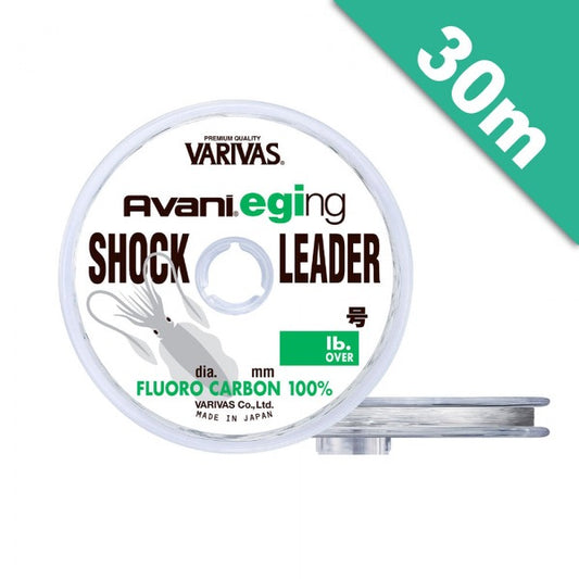 VARIVAS AVANI EGING SHOCK LEADER #2 (8 lb) - 30m FLUOROCARBON NATURAL