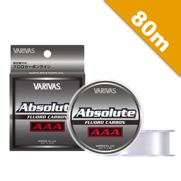 VARIVAS ABSOLUTE AAA FLUOROCARBON 14 lb - 80m FLUOROCARBON NATURAL fishing line