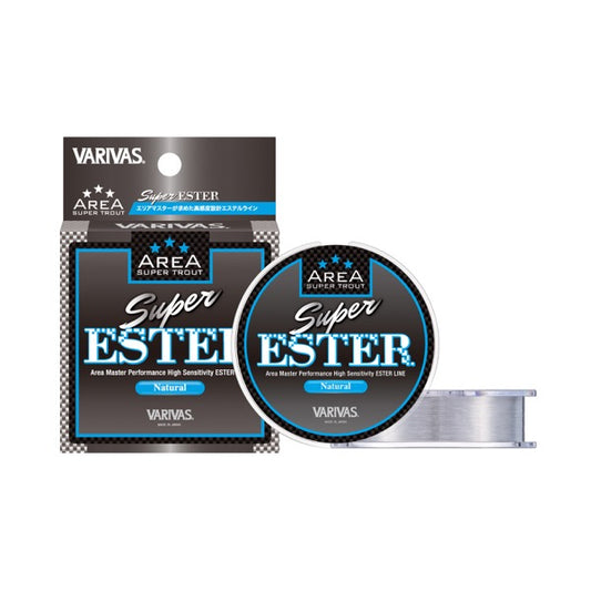 VARIVAS SUPER TROUT AREA ESTER #0.5 (2lb) - 150m ESTER NATURAL