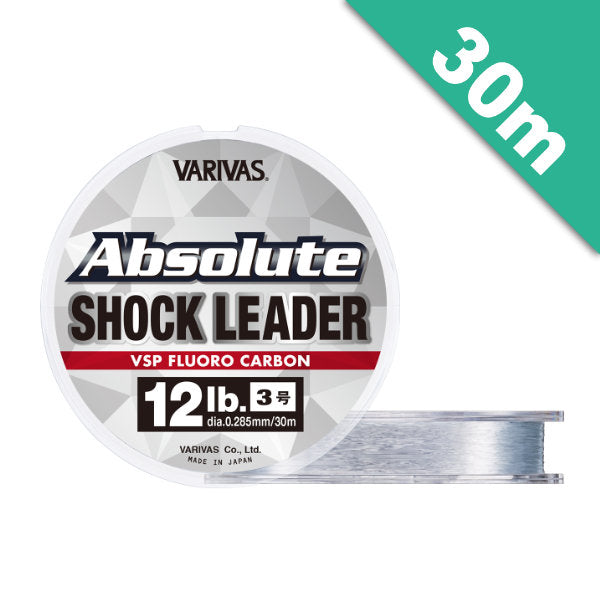 VARIVAS ABSOLUTE SHOCK LEADER VSP FLUOROCARBON #2 (8 lb) - 30m FLUOROCARBON NATURAL fishing line