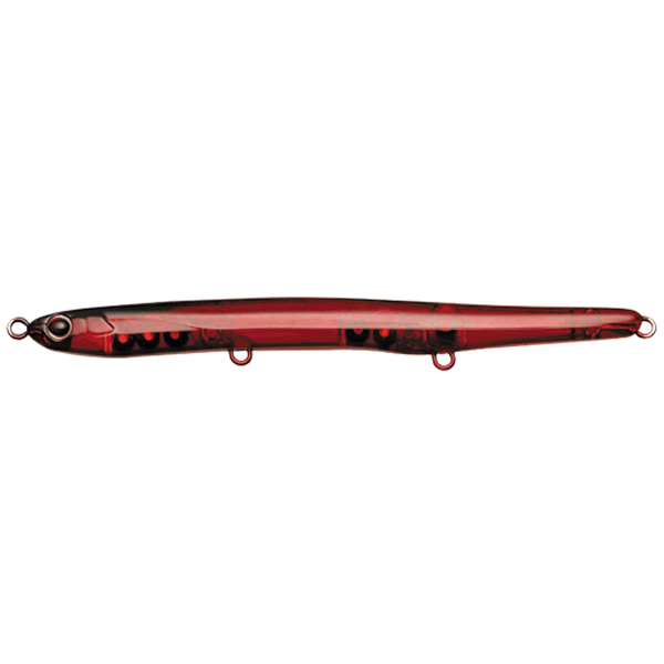 Pazdesign FEEL 75SG 75mm : 5.0g Sinking #201 CLEAR RED