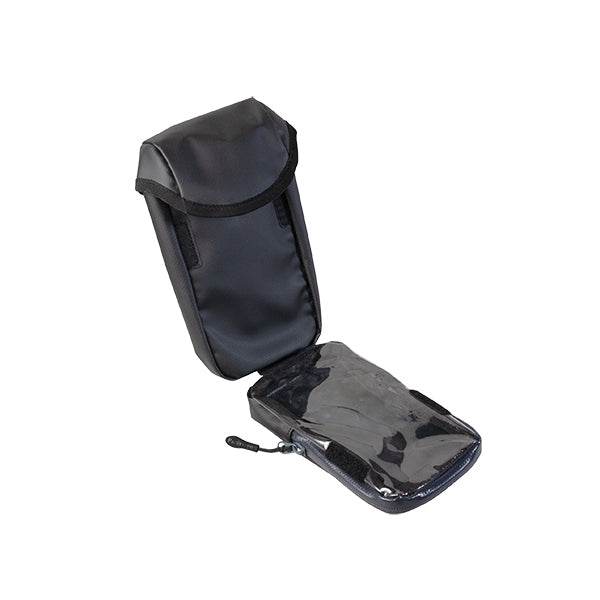 Pazdesign TARPAULIN MOBILE POUCH W100 x H180 x D55mm PAC-319 BLACK WHITE - Britannic Trade