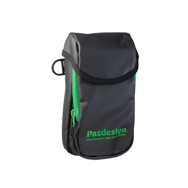 Pazdesign TARPAULIN MOBILE POUCH W100 x H180 x D55mm PAC-319 BLACK GREEN fishing accessory