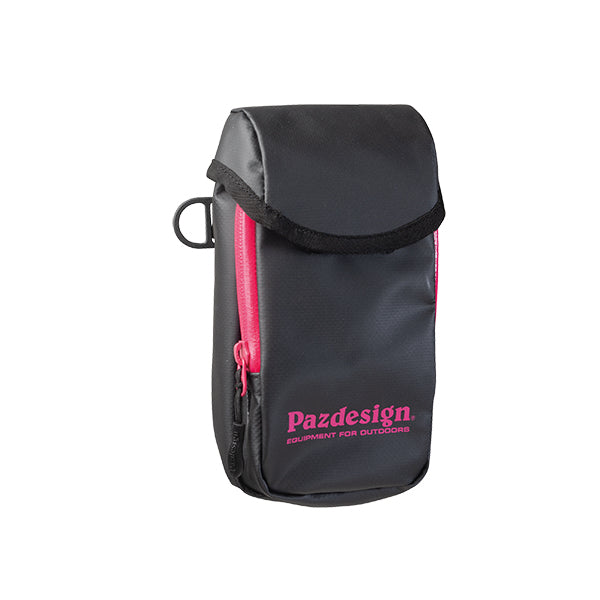 Pazdesign TARPAULIN MOBILE POUCH W100 x H180 x D55mm PAC-319 BLACK PINK