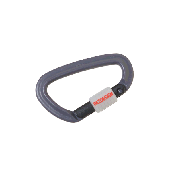 Pazdesign PSL CARABINER LUMILOCK M 54mm PAC-214 GRAY fishing accessory