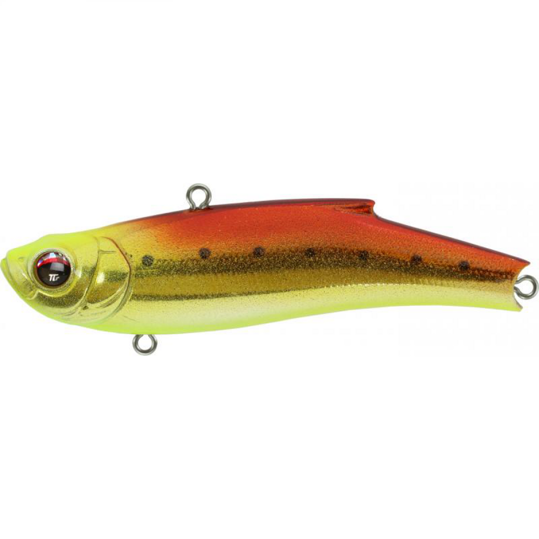 BASSDAY RANGE VIB 70ES 70mm, 15.0g SINKING MH-520 GINPUN RED CHART IWASHI saltwater fishing lure