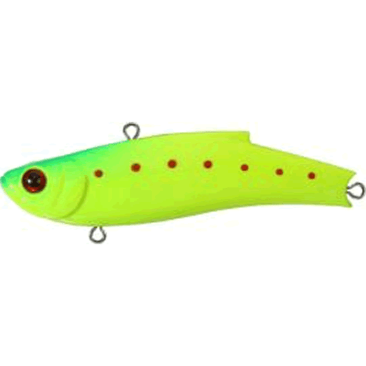BASSDAY RANGE VIB 80ES 80mm 23.0g P-412 LIME CHART HEAD IWASHI - Britannic Trade